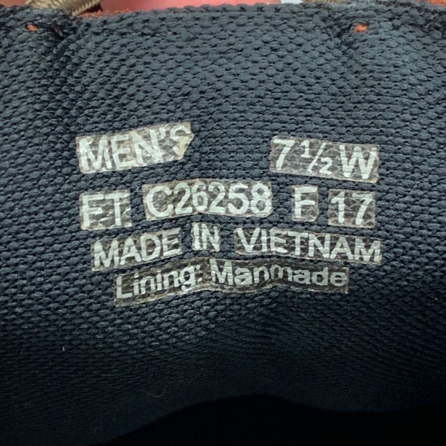 コールハーン ゼログランド ウイングチップ レザーシューズ オレンジ サイズ7ハーフ メンズ スニーカー COLE HAAN ZEROGRAND 約25.0cm【AFC4】