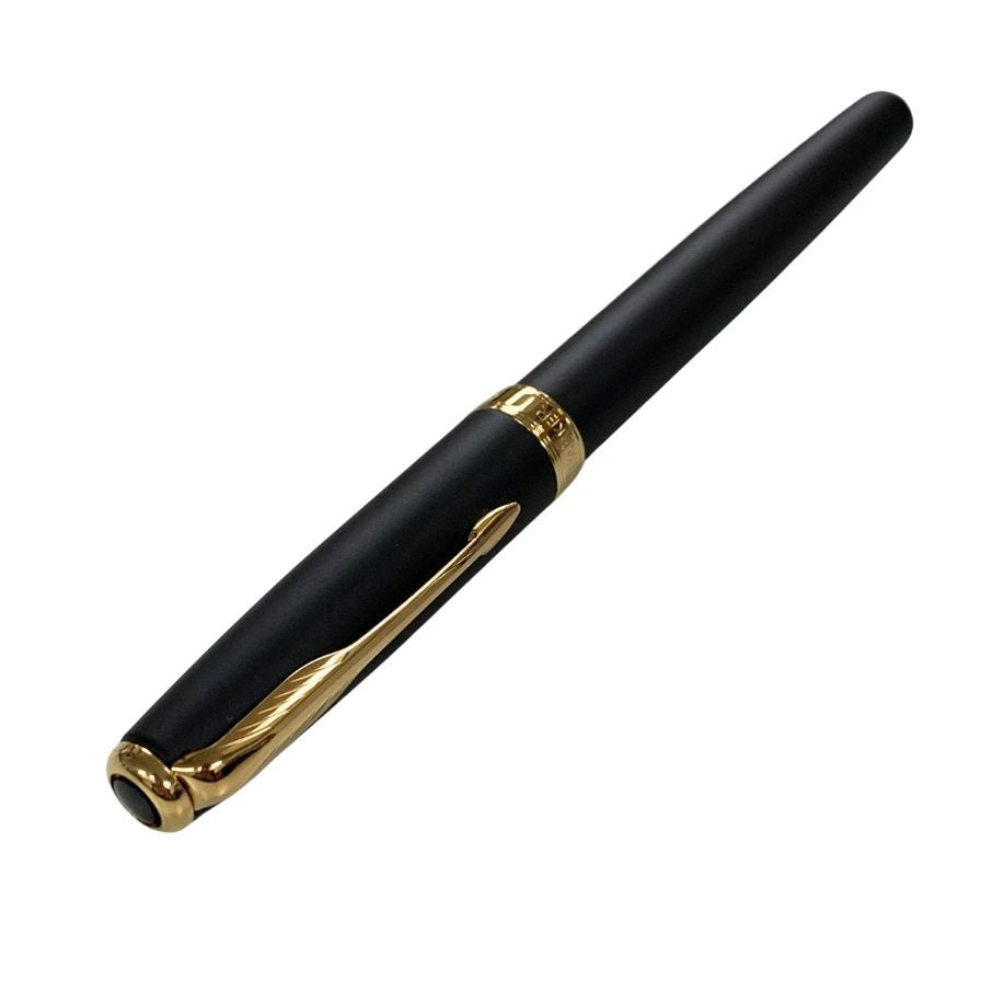 パーカー 万年筆 ソネット 細字 ペン先 18K 750 オリジナル M ブラック ゴールド GT PARKER SONNET【AFI18】