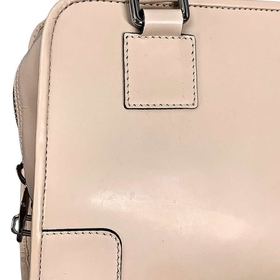 ロエベ ハンドバッグ アマソナ 28 レザー 鞄 ベージュ レディース LOEWE【AFE10】