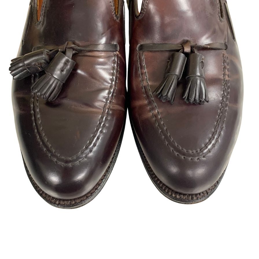 オールデン ブルックスブラザーズ別注 タッセルローファー 06601 コードバン サイズ9.5D ALDEN ローファー 約27.5cm【LA】【中古】