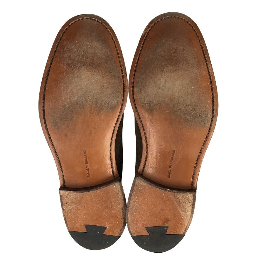 トリッカーズ シューズ リチャード 943692 スエード ブラウン系 サイズ8.5 メンズ Tricker's 約27.0cm【AFD1】