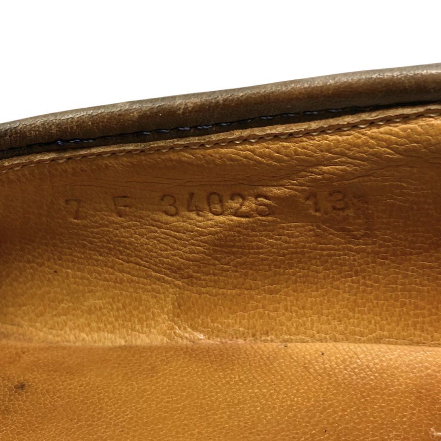 パラブーツ コインローファー ランス メンズ サイズ7F ダークブラウン Paraboot REIMS 約25.5cm【AFC6】