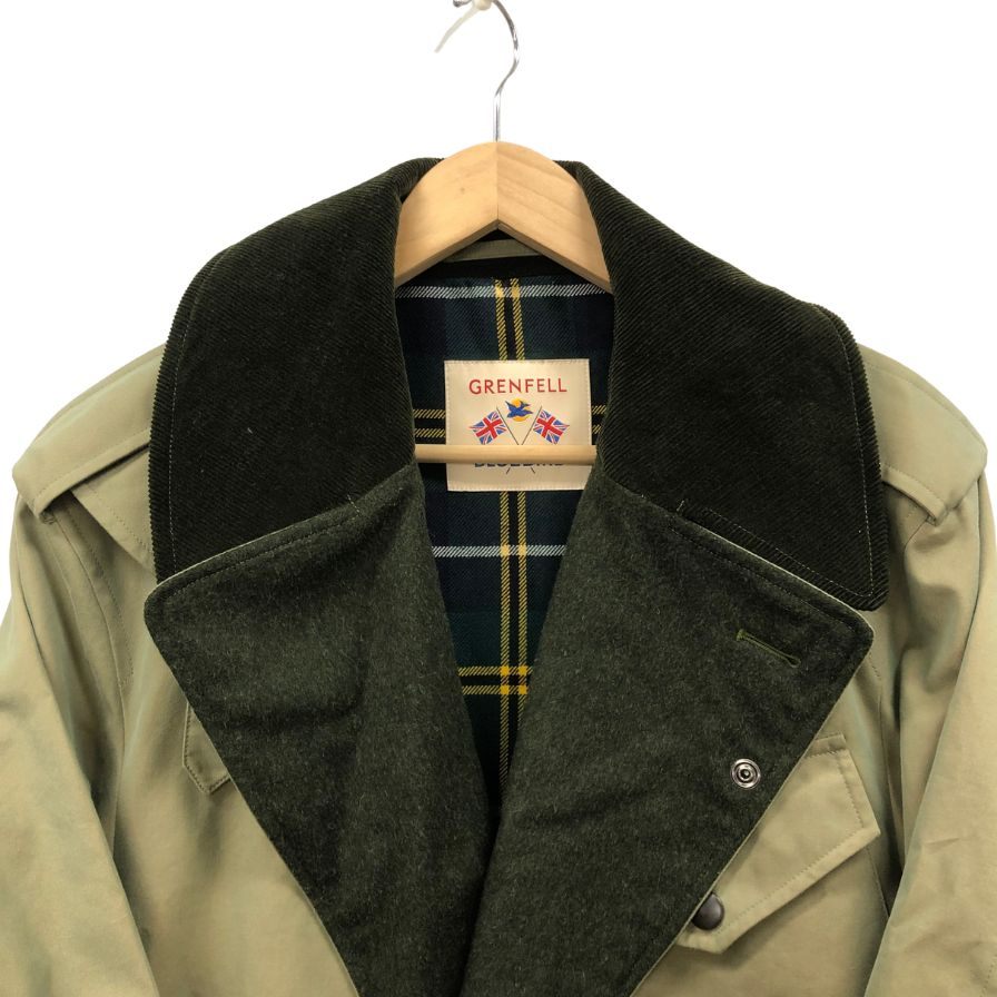 極美品◆グレンフェル ブルーバード バイカージャケット サイズ38 メンズ 玉虫色 GRENFELL 【AFA3】