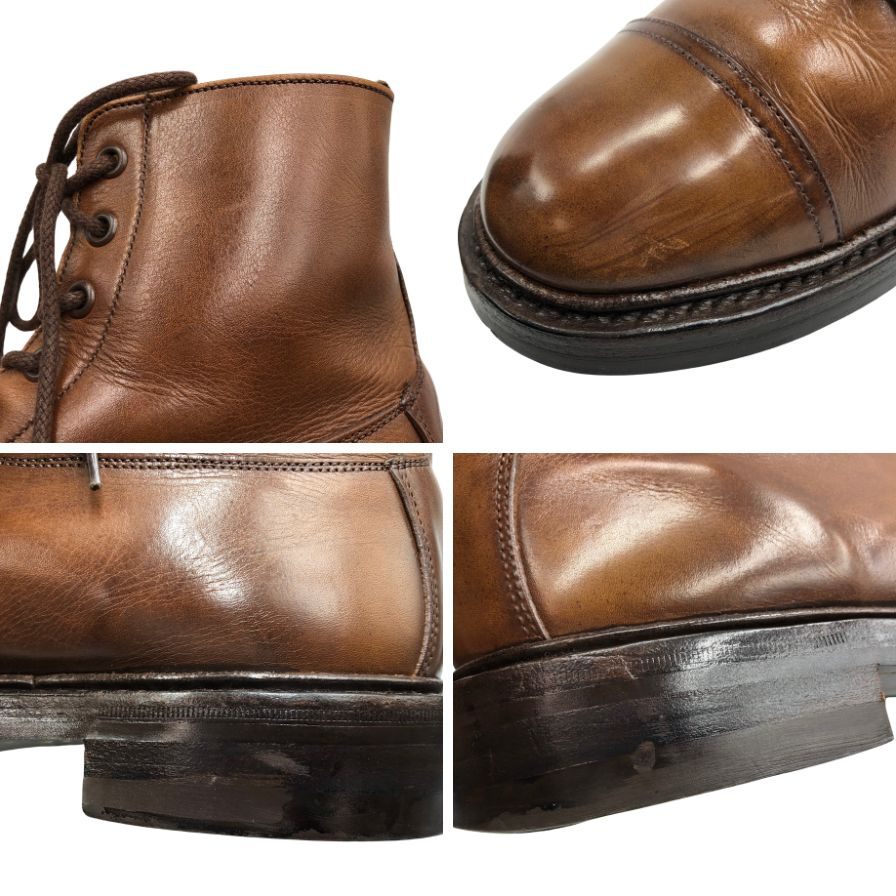 トリッカーズ カントリーブーツ M2904 ブラウン 6ハーフ メンズ レースアップ 革靴 Tricker’s ブーツ 約24.5cm【LA】【中古】