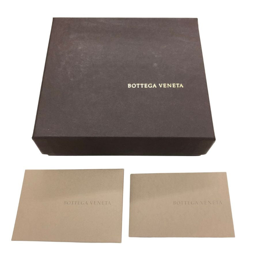 ボッテガヴェネタ イントレチャート 二つ折り財布 レザー ブラウン系 メンズ BOTTEGA VENETA【AFI15】