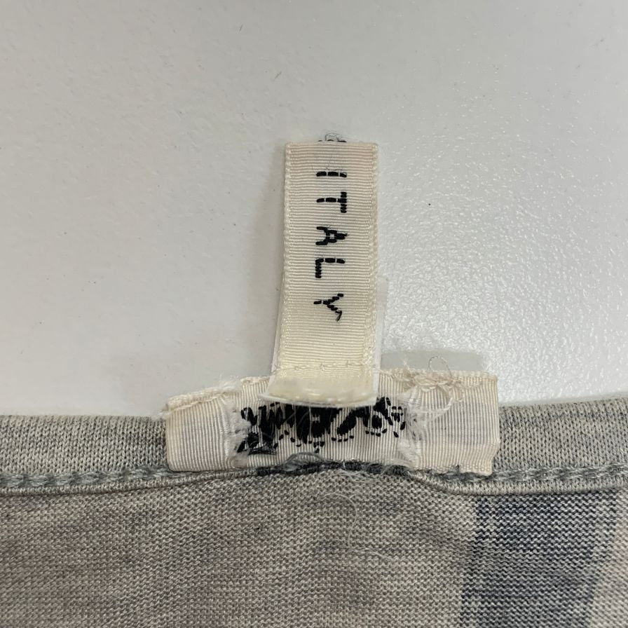 中古◆エルメス マルジェラ期 長袖Tシャツ ボルデュック グレー レディース サイズXL HERMES 【AFB6】