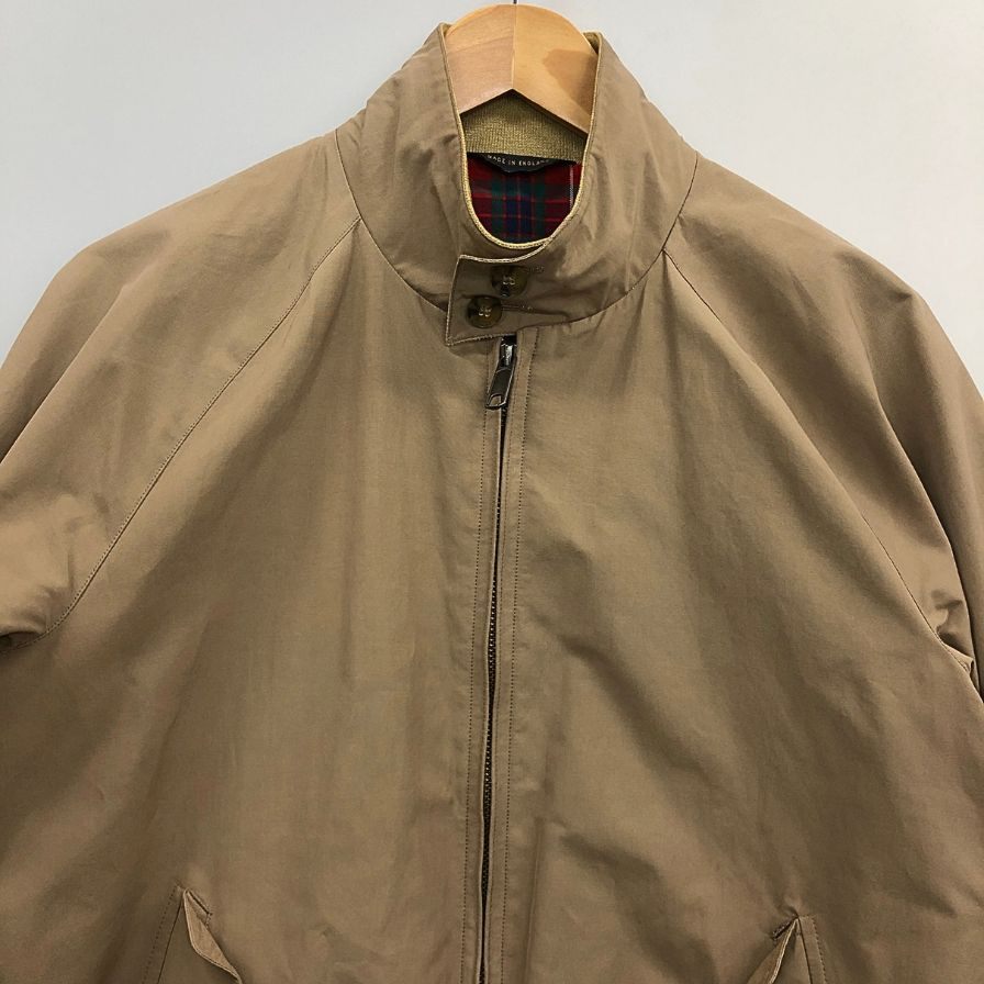 中古◆バラクータ ブルゾン ハリントンジャケット G9 スウィングトップ メンズ ベージュ サイズ36 BARACUTA 【AFB3】