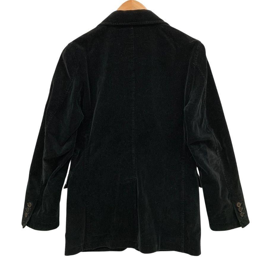 美品◆キャサリンハムネット ジャケット ラペルレザー切り返し メンズ ブラック サイズ M KATHARINE HAMUNETT 【AFB39】