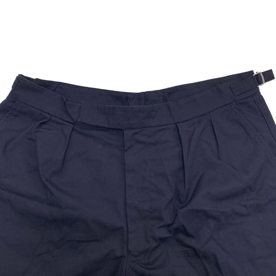 ロイヤルネイビー イギリス海軍 ショートパンツ ワーキングショーツ ポリエステル コットン メンズ サイズW92 ネイビー ROYAL NAVY 【AFB36】