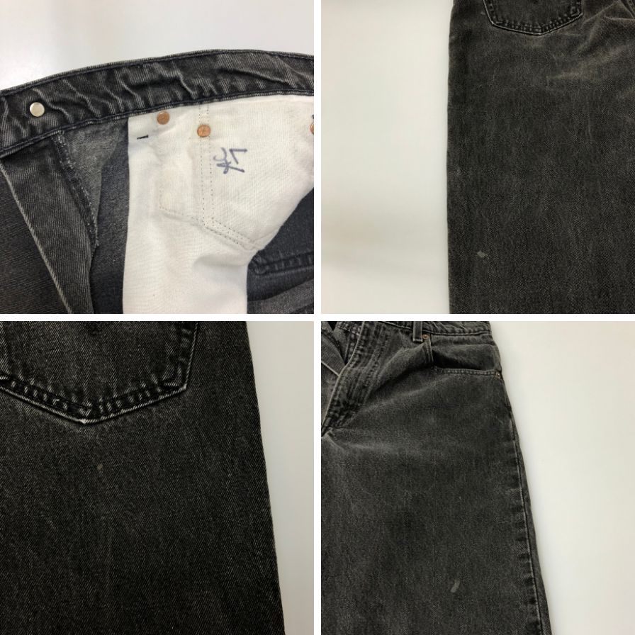リーバイス デニム 550 93年製 ボタン裏520 ブラック メンズ W33 L32 LEVI’S 【AFB46】