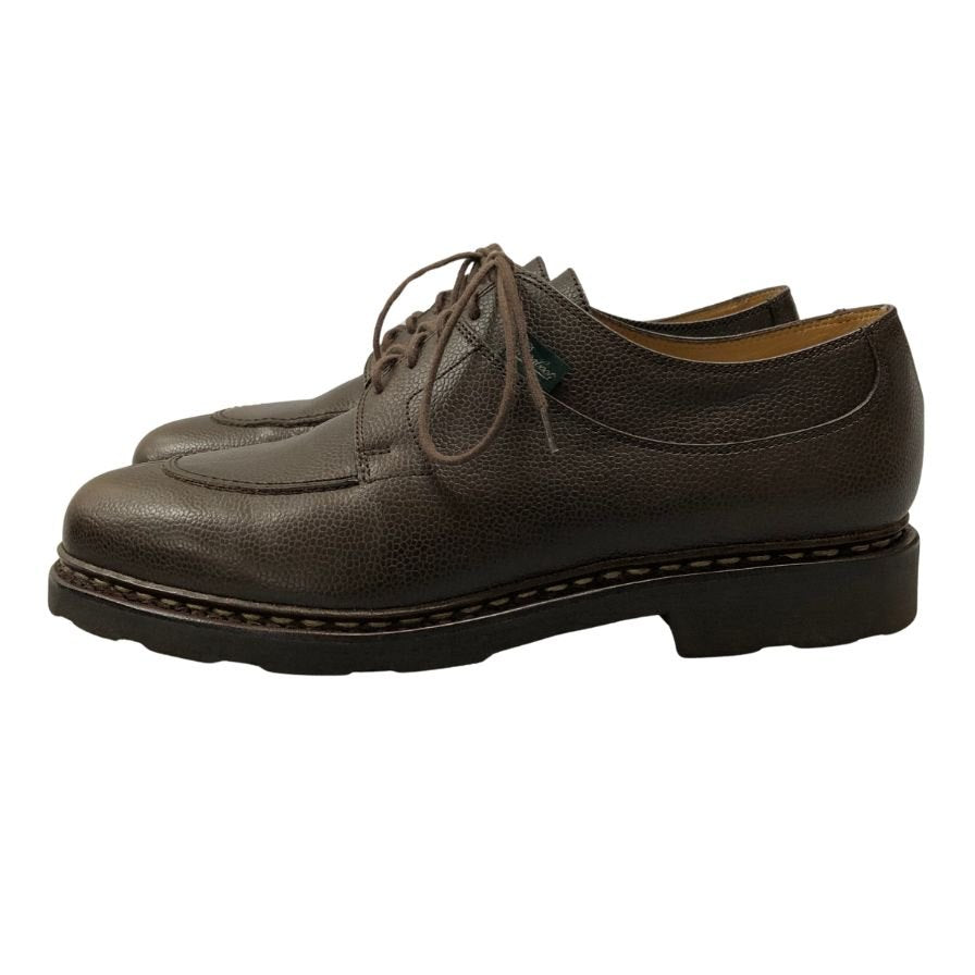 パラブーツ レザーシューズ Uチップ アヴィニョン グレインレザー サイズ7 ブラウン メンズ Paraboot ビジネスシューズ 約26.0cm【LA】【中古】