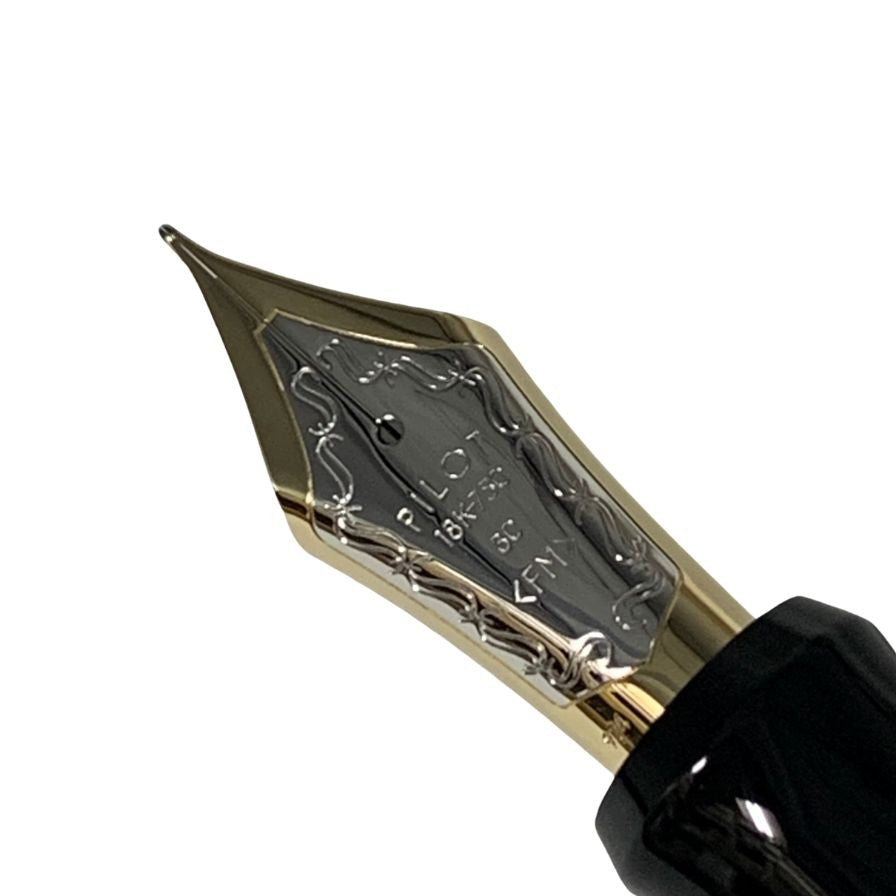 パイロット 万年筆 カスタム 漆 Urushi ペン先18K FKV-88SR-B-FM ブラック ユニセックス PILOT【AFI29】