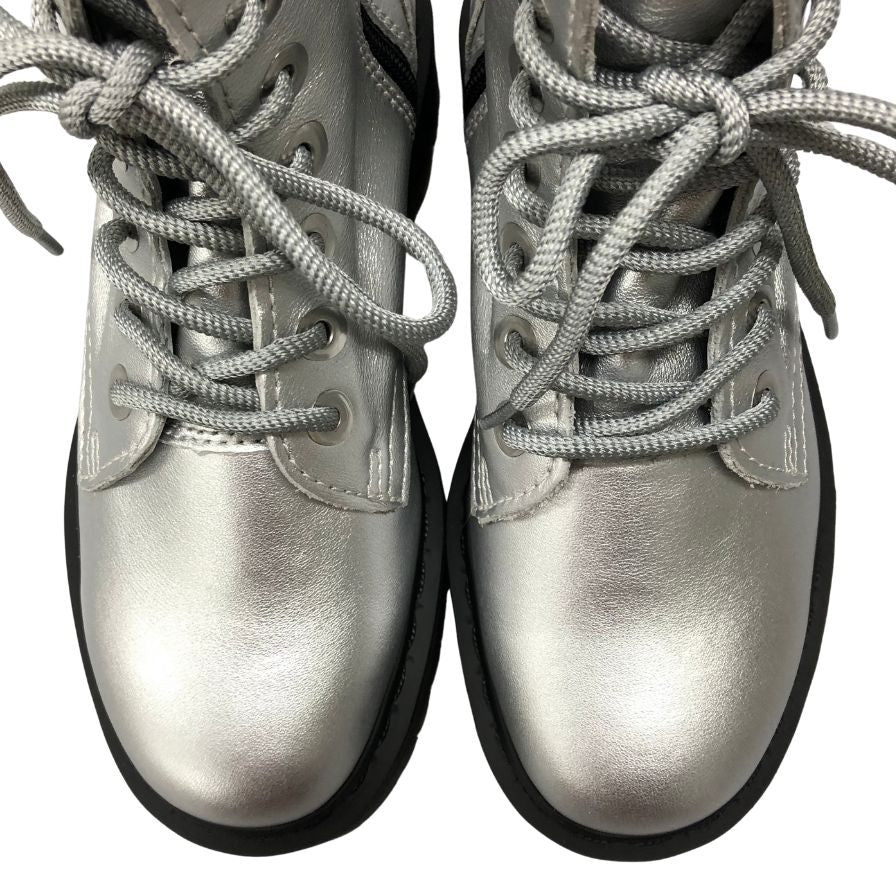 ドクターマーチン ブーツ ジャドン シルバー 8ホール サイズUK4 DR MARTENS Jadon SILVER 約23.0cm【AFD5】