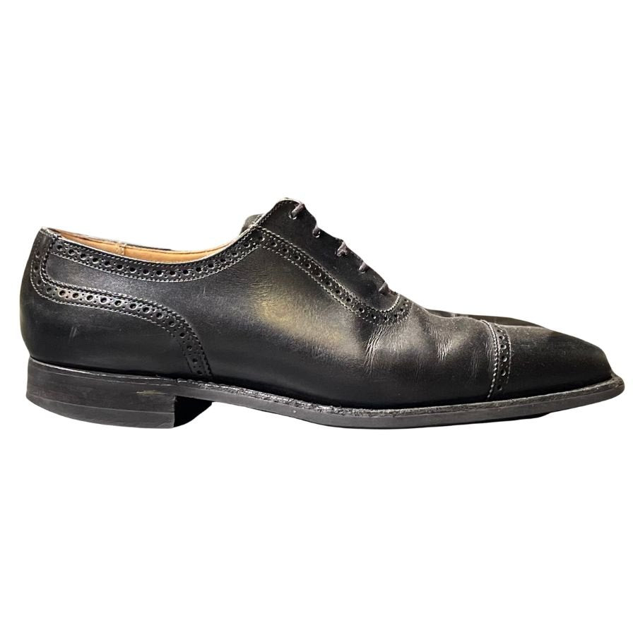 クロケット&ジョーンズ レザーシューズ ウエストボーン アデレード ブラック メンズ サイズUK7E CROCKETT&JONES WESTBORNE ビジネスシューズ 約26.0cm【LA】【中古】