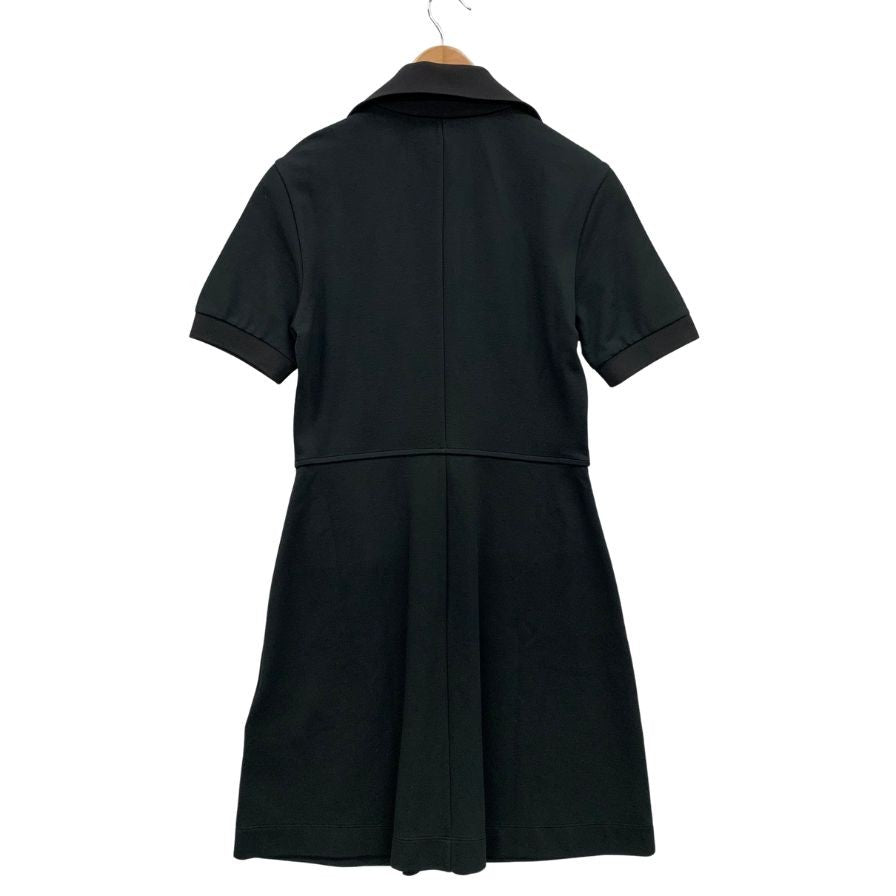 極美品◆モンクレール 23SS ワンピース ABITO DRESS ジップアップ ブラック レディース サイズXS MONCLER 【AFB31】