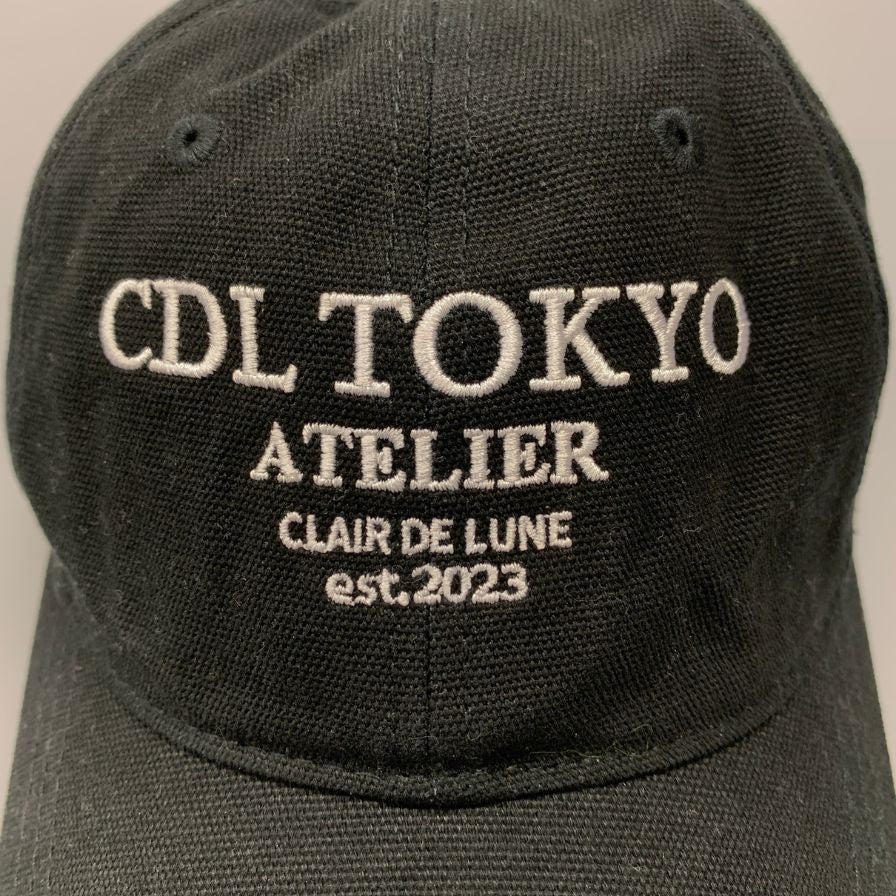 シーディーエル キャップ ワンポイントロゴ ユニセックスブラック ユニセックス サイズS CDL TOKYO【AFI19-2】