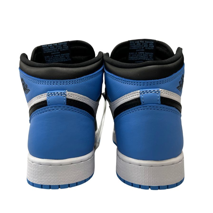 未使用◆ナイキ スニーカー エアジョーダン レトロ ハイ FD1437-400 サイズ22.5cm ホワイト ブルー ブラック NIKE AIR JORDAN 1 RETRO HIGH OG GS【AFD6】