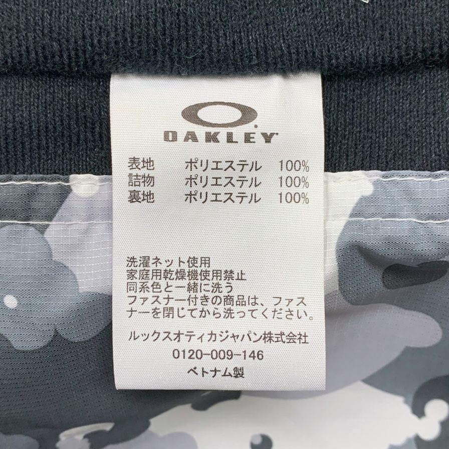 極美品◆オークリー ベンチコート コート メンズ サイズS ブラック OAKLEY 【AFA8】