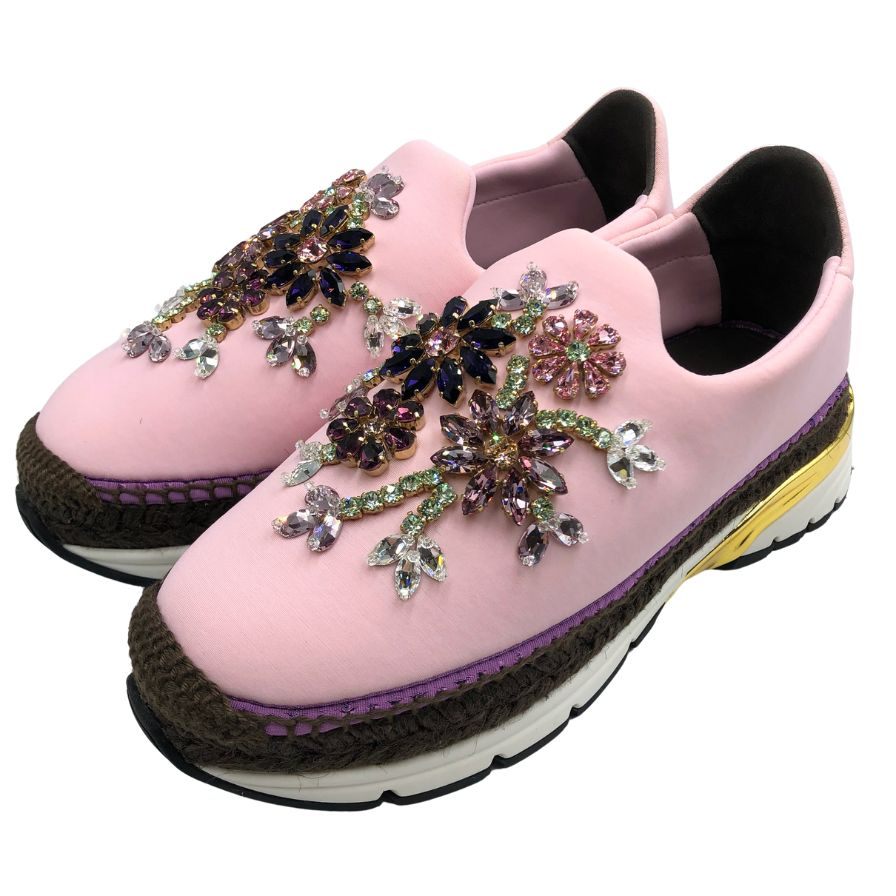 【花柄♪】DOLCE&GABBANA スニーカー 2022年履き心地抜群♪Dolce＆Gabbanaコピードルガバスニーカー