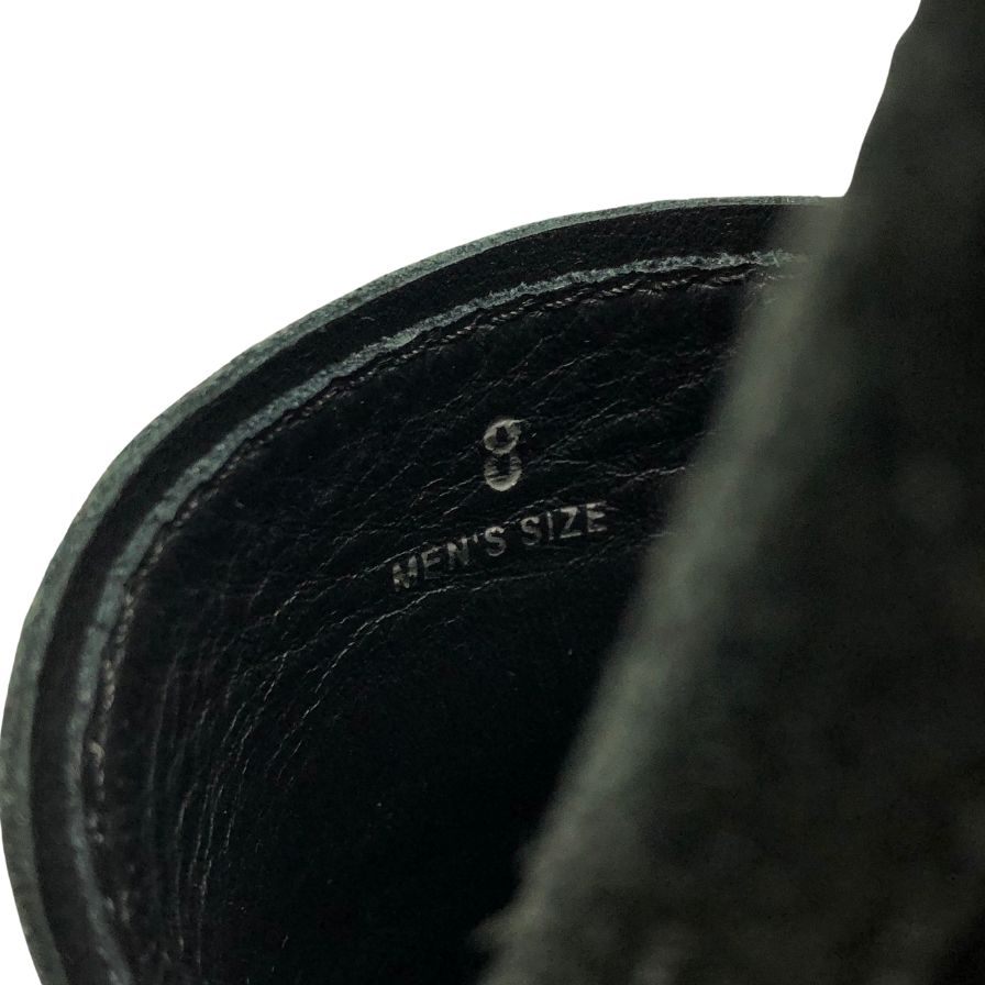 トッズ ドライビングシューズ スエード ブラック サイズUK8 TODS 約26.5cm【AFC7】