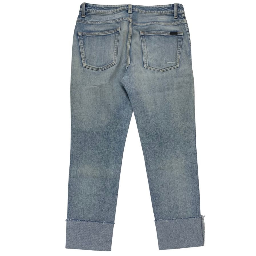 サンローランパリ 2021 デニムパンツ ビンテージ加工 日本製 D42 W/SC-MW レディース サイズ30 インディゴ SAINT LAURENT PARIS 【AFB20】