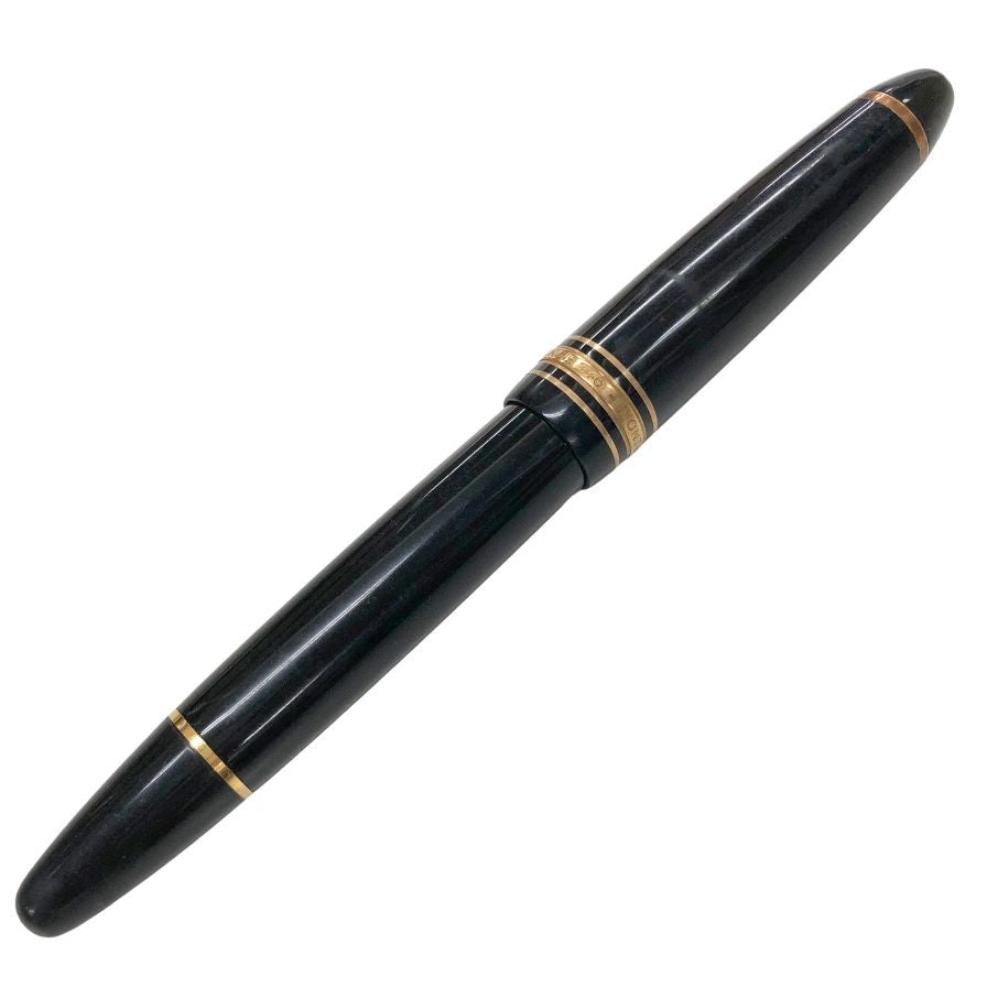 モンブラン 万年筆 マイスターシュテュック 4810 No.146 ペン先14C 585 ブラック×ゴールド MONTBLANC【AFI7】