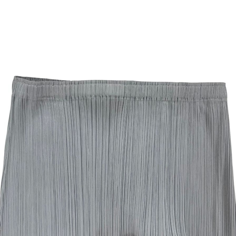 プリーツプリーズ イッセイミヤケ ロングスカート グレー サイズ2 PP55-JG102 PLEATS PLEASE ISSEY MIYAKE【AFB48】