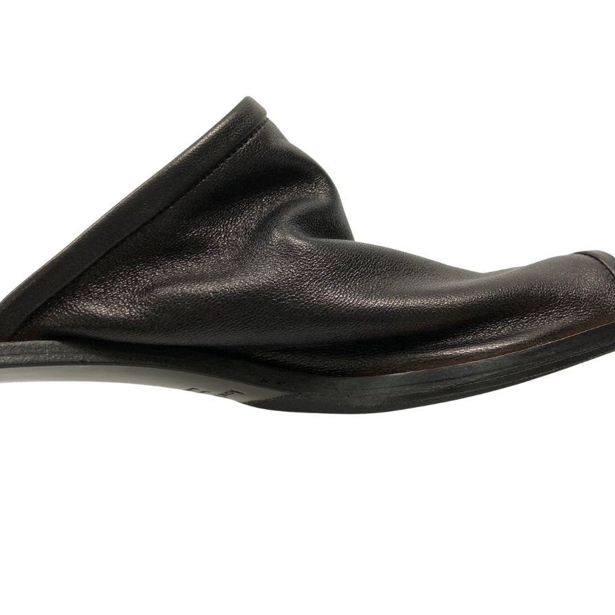 アクネ ストゥディオズ ミュール オープントゥ チャンキーヒール レザー サイズ39 レディース Acne Studios 約25.5cm【AFC29】