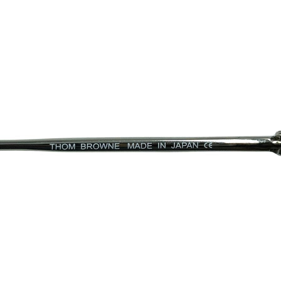 トムブラウン メガネ TB-011-C-C03-49 49□21-150 ブラック×シルバー ユニセックス THOM BROWNE【AFI13】