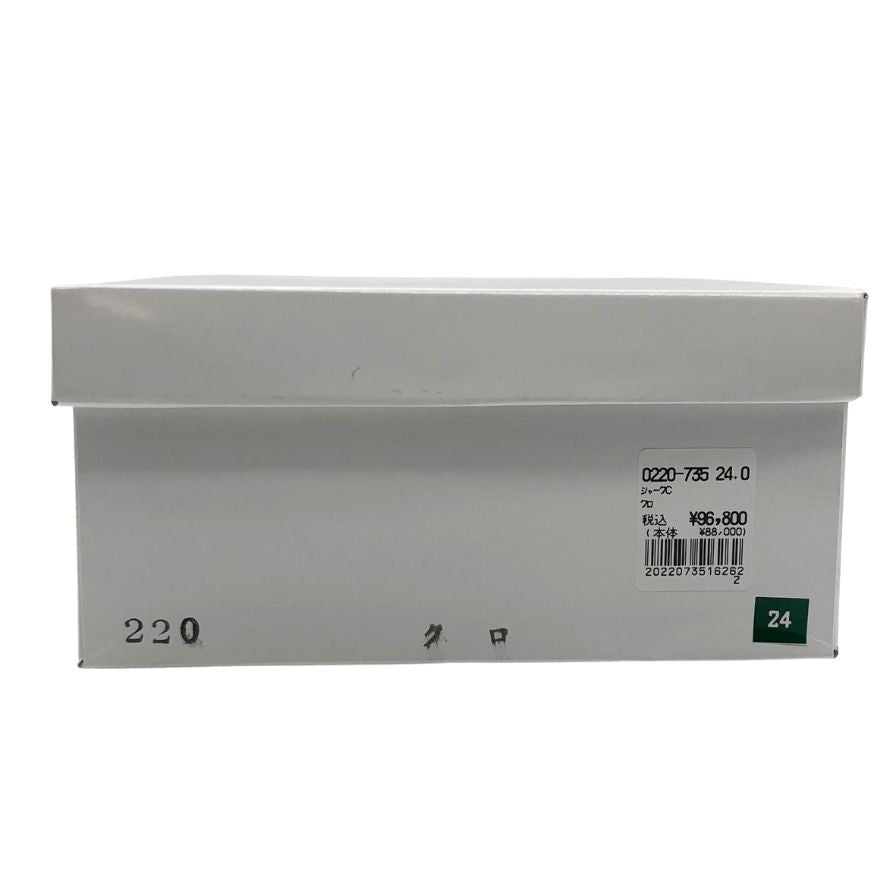 新宿屋 レザースニーカー シャーク 0220-735 ブラック 24㎝ レディース shinjukuya 約24.0cm【7-17】