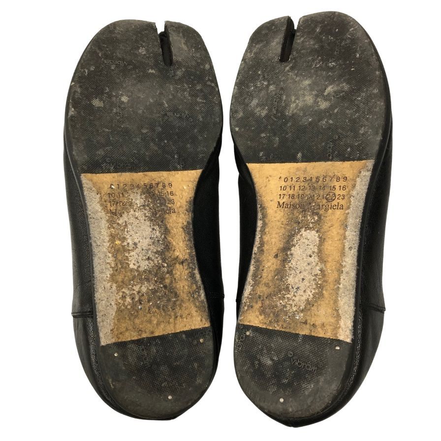 メゾン マルジェラ タビ バブーシュ シューズ ブラック ブラック サイズ40 S57WR0051メンズ Maison Margiela TABI BABOUCHE ビジネスシューズ 約25.0cm【LA】【中古】