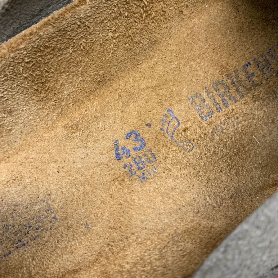 ビルケンシュトック サンダル ボストン スエード ベージュ メンズ サイズ43 BIRKENSTOCK 約28.0cm【AFC30】