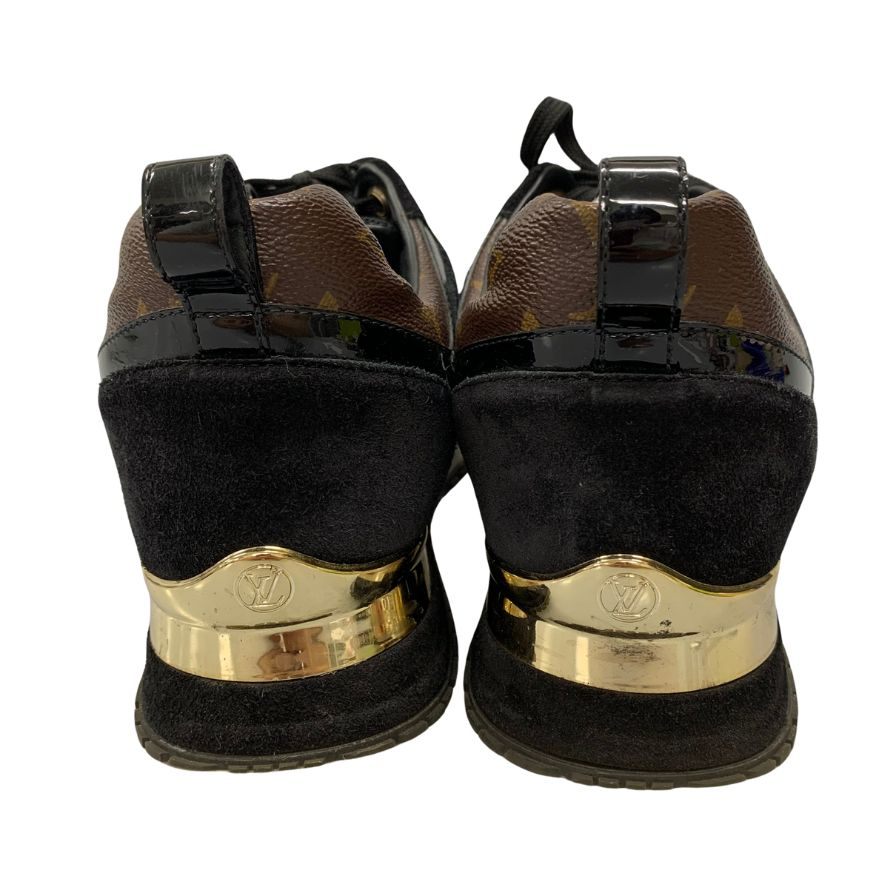 美品◆ルイヴィトン 20SS スニーカー ランアウェイライン メンズ サイズ41 ブラウン系 LOUIS VUITTON【AFC51】