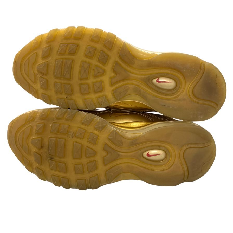 美品◆ナイキ スニーカー エアマックス97 CT4556 700 メタリックゴールド メンズ サイズ27cm NIKE AIR MAX【AFC5】