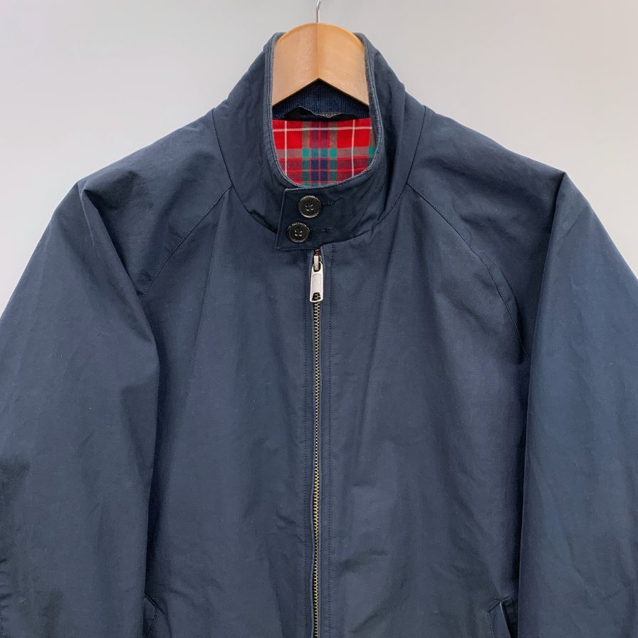 美品◆バラクータ G4 ハリントンジャケット ネイビー メンズ サイズ36 BARACUTA 【AFB14】