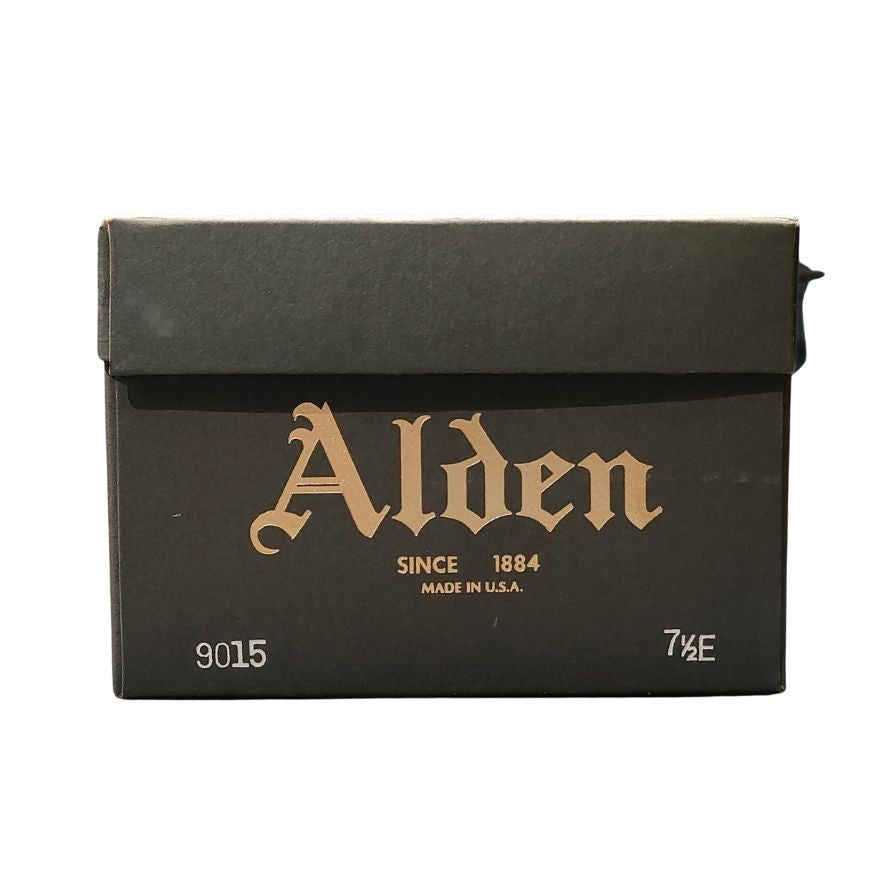 オールデン レザーシューズ パンチドキャップトゥ 9015 コードバン ダークバーガンディ メンズ サイズUS7.5E ALDEN ビジネスシューズ 約25.5cm【LA】【中古】