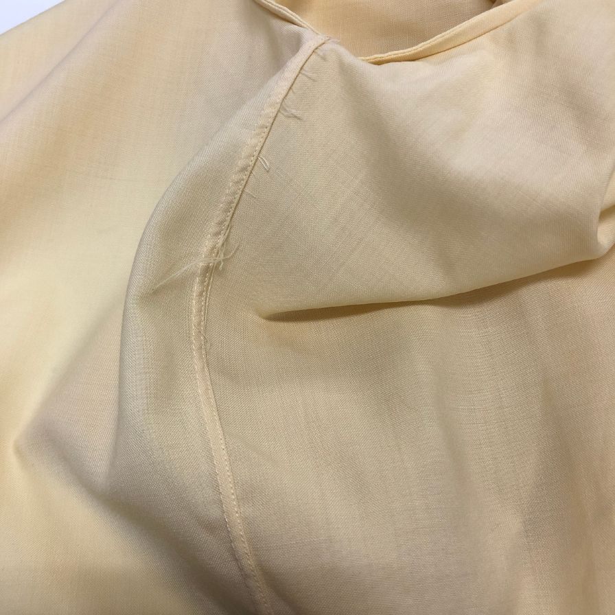 美品◆オーバーコート ウール 長袖シャツ 20ss イエロー メンズ サイズ2 OVERCOAT 【AFB28】