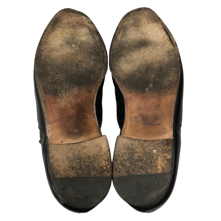 ジョンロブ レザーシューズ シティ2 サイズ7.5E ブラック JOHN LOBB ビジネスシューズ 約26.0cm【LA】【中古】