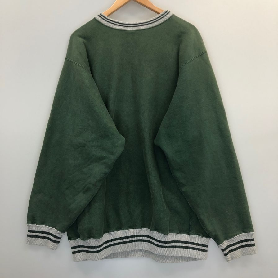 中古◆チャンピオン リバースウィーブ スウェット WHITWORTH COLLEGE グリーン メンズ サイズXXL Champion REVERSE WEAVE 【AFB18】