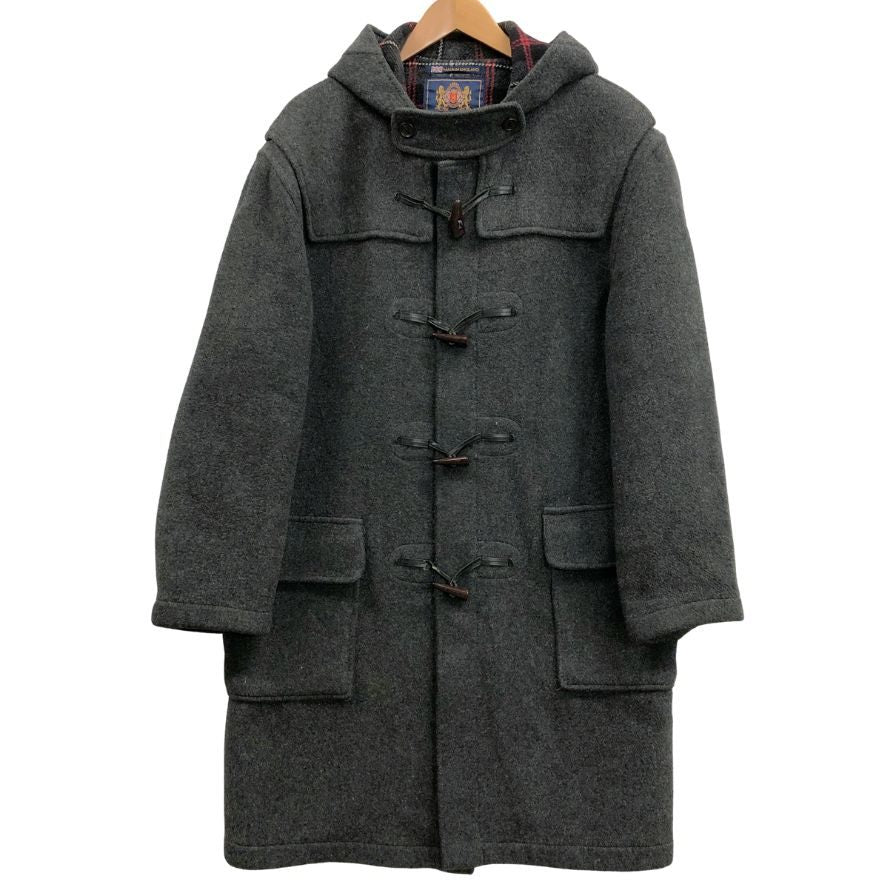 中古◆グローバーオール ダッフルコート 90年代 イングランド製 グレー ウール メンズ サイズ40 GLOVERALL 【AFA4】