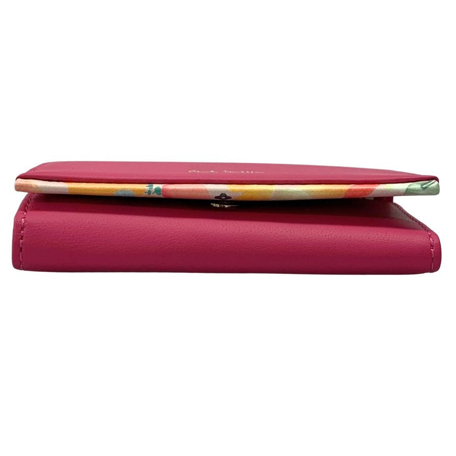 ポールスミス キーケース PWD511 レザー 花柄 レディース ピンク Paul Smith【AFI13】