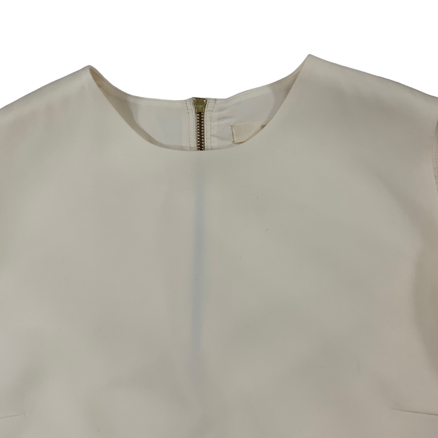 極美品◆フィガロパリ セットアップ ノースリーブ 2015 アイボリー レディース サイズ36 FIGARO Paris 【AFB46】
