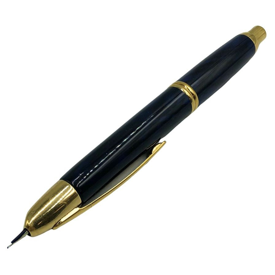 パイロット 万年筆 ノック式 キャップレス ペン先 18K ゴールド ブルー PILOT【AFI2】
