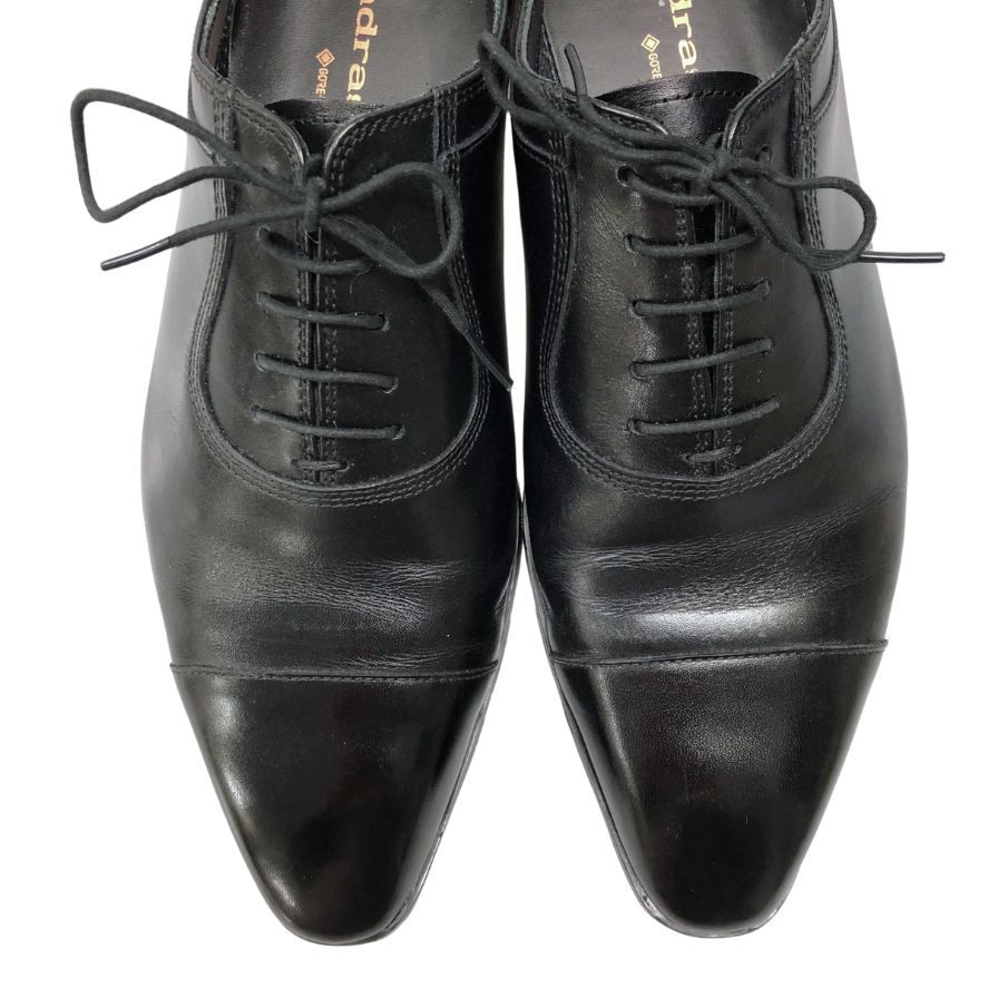 マドラス ドレスシューズ ストレートチップ ゴアテックス 内羽根 ブラック メンズ サイズ26 Madras GORE-TEX 約26.0cm【AFC3】