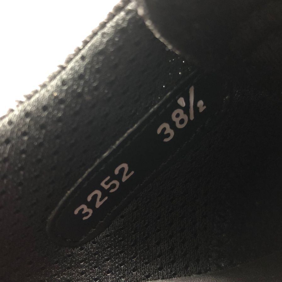 プラダ スポーツ スニーカー 3252 エナメル レディーズ サイズ25 ブラック PRADA 約25.0cm【AFD3】