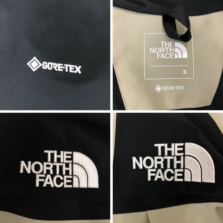 極美品◆ザ ノースフェイス マウンテンジャケット NP61800 ゴアテックス ナイロン メンズ グレー サイズS THE NORTH FACE GORE-TEX 【AFA23】