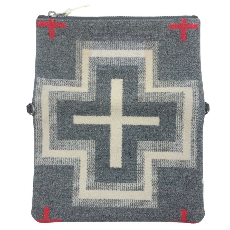 ペンドルトン クラッチバッグ 二つ折り TALONジップ グレー系 メンズ PENDLETON【AFI27】