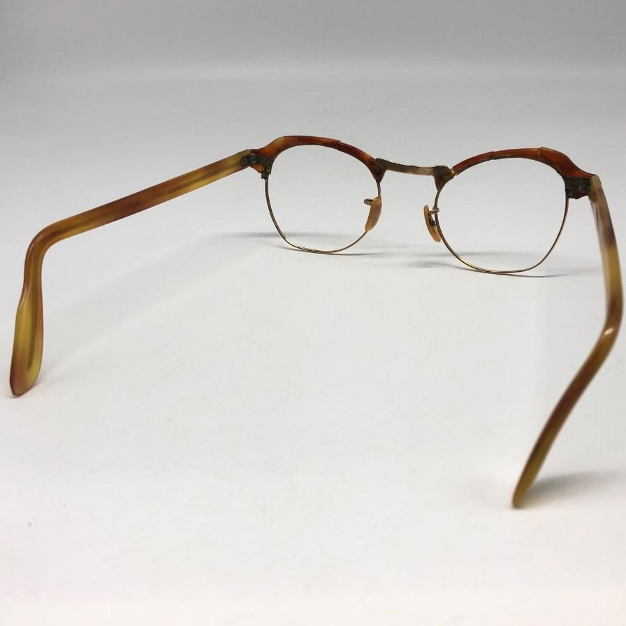 レイバン メガネ 1/10 12K GF 金 メンズ 茶色系 Ray-Ban B&L【AFI19】