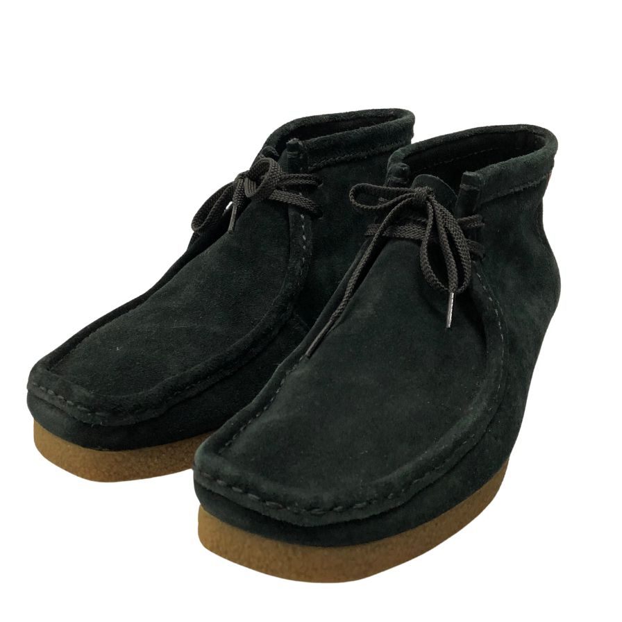 クラークス ワラビーブーツ シェイカー スエード ブラック メンズ サイズ29.0cm Clarks 約29.0cm【AFD7】