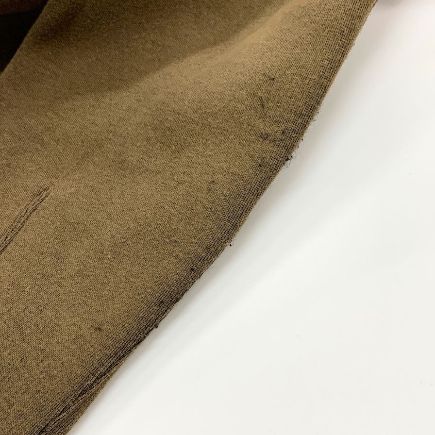 美品◆サカイ ジップアップパーカー Sponge Sweat x Nylon Twill Hoodie カーキ レディース サイズ2 SCW-077 Sacai 【AFB7】